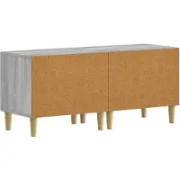 vidaXL : Meuble TV Sonoma, gris, en panneaux de particules