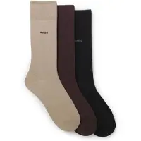 BOSS Chaussettes beige foncé / lie de vin / noir