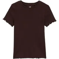 We fashion T-Shirt brun foncé