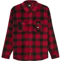 Quiksilver - Chemise chaude et confortable - Venture Fleece Shirt Venture Polar Oxblood - Taille M - Bordeaux