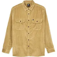 Quiksilver - Chemise en coton côtelé - Venture Cord Shirt Kelp en Coton - Taille L - Beige
