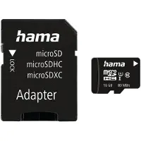 Hama microSDHC 16GB 16 Go UHS-I Classe 10