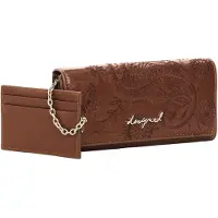 Desigual Portefeuille Marron Pour Femme