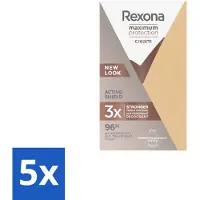 Rexona - Déodorant stick - Protection maximale - Protection extra forte - 45 ml - Pack avantage - 5 pièces