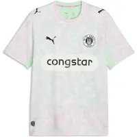 Puma T-Shirt fonctionnel menthe / rose / noir / blanc