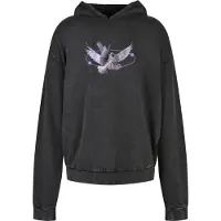 MT Sweat-shirt 'Vive la Liberte' lilas / lavande / noir / blanc