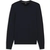 BOSS Pull-over 'Leno' bleu nuit