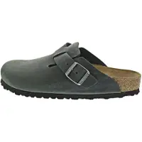 Birkenstock Mule 'Boston' vert foncé
