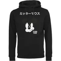 Mc Clothes Sweat-shirt 'Mickey Japanese' noir / blanc