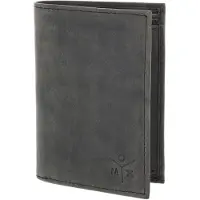 OXMOX Cuir porte-monnaie Leather RFID Protect Kombibörse Ox 2.0 Embossed Vintage Black noir