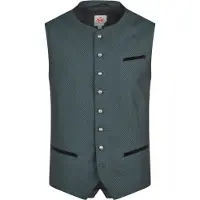 Spieth & Wensky Gilet folklorique 'Kahn' vert / noir