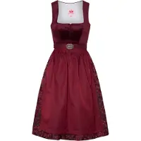 Spieth & Wensky Dirndl 'Genua' rouge foncé