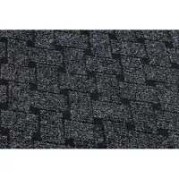 Rugsx Paillasson antidérapant pour les mètres courants VECTRA 900 Liverpool extérieur, intérieur, sur caoutchouc - anthracite 200 cm 200x260 cm