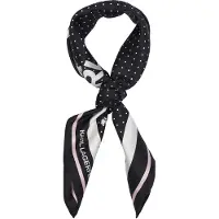 Karl Lagerfeld Foulard 'Ikon Choup' rose pastel / noir / blanc