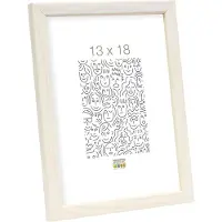 Deknudt Cadre photo en bois blanc clair 20x30 S41JL1