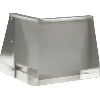 vidaXL Muret de soutènement, 50 x 50 x 50 cm, acier inoxydable, argenté