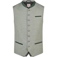 Spieth & Wensky Gilet folklorique 'Kairo' vert / vert pastel / noir