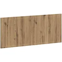 vidaXL Tête de lit fixée au mur, modèle EDE, en bois stratifié imitation chêne artisanal