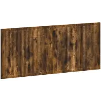 vidaXL Tête de lit murale EDE, bois imitation chêne fumé