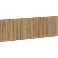 vidaXL Tête de lit fixée au mur, modèle EDE, en bois stratifié imitation chêne artisanal