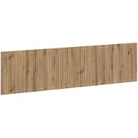 vidaXL Tête de lit fixée au mur, modèle EDE, en bois stratifié imitation chêne artisanal