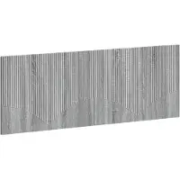 vidaXL Tête de lit murale HOORN, bois imitation sonoma gris