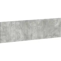 vidaXL Tête de lit murale EDE, gris béton, panneau de particules
