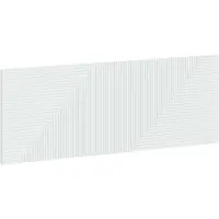 vidaXL Tête de lit murale HAARLEM, blanche, en bois composite