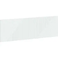 vidaXL Tête de lit murale HAARLEM, blanche, en bois composite
