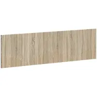vidaXL Tête de lit murale HOORN, placage chêne Sonoma, panneau de particules