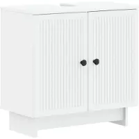 vidaXL Meuble sous-vasque UTRECHT, blanc, 59,5 x 31,5 x 59 cm
