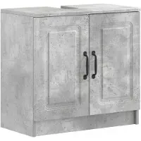 vidaXL Meuble sous-lavabo UTRECHT, gris béton, 59,5 x 31,5 x 59 cm