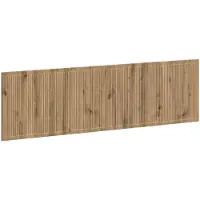 vidaXL Tête de lit fixée au mur, modèle EDE, en bois stratifié imitation chêne artisanal