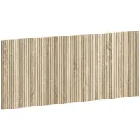 vidaXL Tête de lit murale ARNHEM Chêne Sonoma Bois d'ingénierie