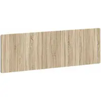 vidaXL Tête de lit murale ZWOLLE, panneaux de particules imitation chêne Sonoma
