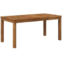 vidaXL Table basse en bois massif d'acacia, dimensions : 50 x 100,5 x 45 cm