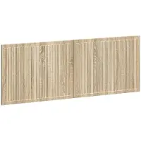 vidaXL Tête de lit murale en bois imitation chêne Sonoma