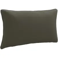 vidaXL , coussin lombaire PUTTEN, 1 pièce, 100 % polyester, anthracite