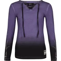 Rock Rebel by EMP T-shirt manches longues de - Free Spirit - S - XXL - pour Femme - multicolore - Taille XL