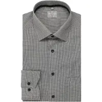 MARVELIS Comfort Fit Chemise anthracite, Carreau vichy