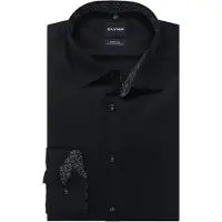 Olymp No. Six Super Slim Chemise marine, Unicolore