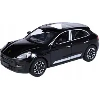 Pan i Pani Gadzet Modèle de voiture Porsche Macan T 1:32 Métal Son & Lumière Noir