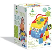Clementoni Disney Mickey Baby Shape Sorter Bus Multicolore 10 Months Enfants