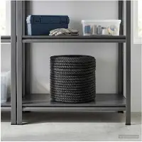 vidaXL Corde en Jute 12 Noir Jute 100% Tossa