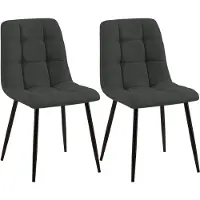 CLP lot de 2 chaises de salle à manger Tilde