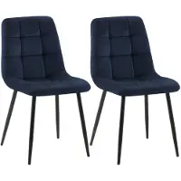CLP lot de 2 chaises de salle à manger Tilde
