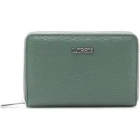 L.credi porte-monnaie Perla Zip Around Wallet Deep Green vert