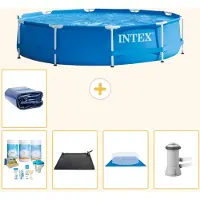 Intex Piscine tubulaire rectangulaire - 366 x 76 cm - 6 pièces - Modèle S20440