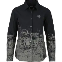 Rock Rebel by EMP Chemisier de - Rebels & Reapers - S - XXL - pour Femme - noir - Taille XL