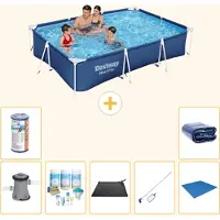 Bestway Steel Pro, piscine rectangulaire - 300x201x66 cm - 8 pièces - Modèle S21568